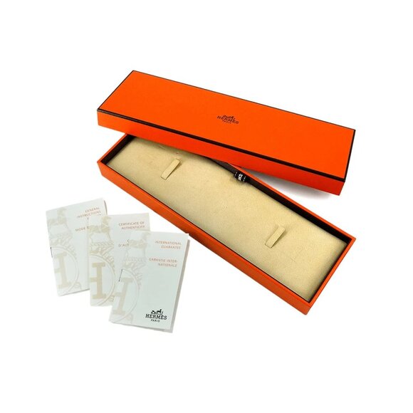 HERMES H Watch HH1 210 White Shell Dial 12P Diamond Quartz 90279684 - Picture 6 of 8